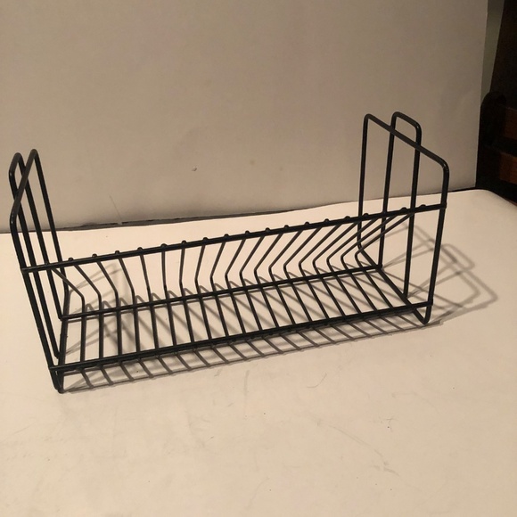 Vintage 1990s CD stand, black heavy wire holds 25 CDs, Organize your CD’s - Picture 3 of 8